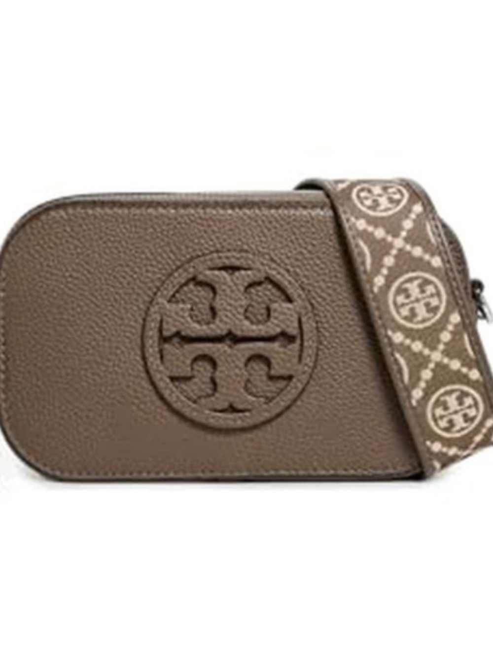 Tory Burch Mini Miller Crossbody Bag in Wild Mushroom